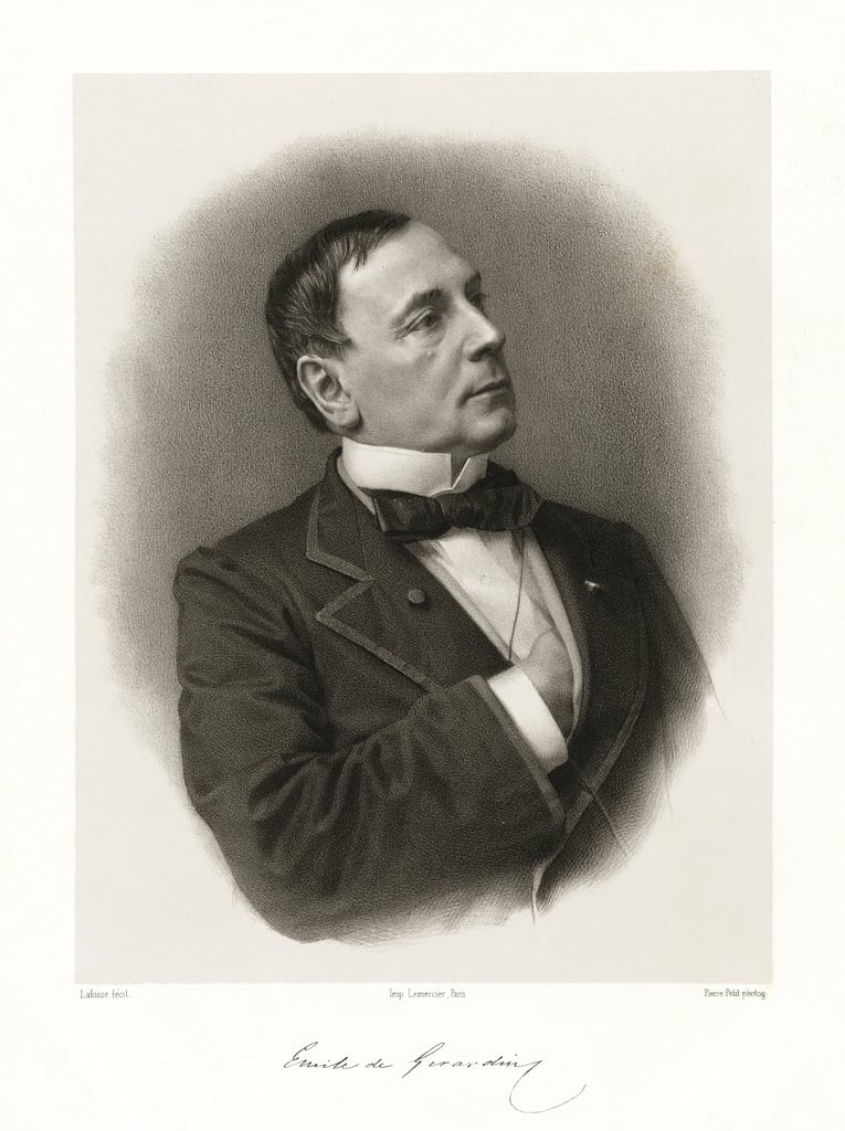 Emil de Girardin, 186566 von Jean Baptiste Adolphe Lafosse